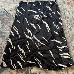 Reformation Silk Midi Skirt